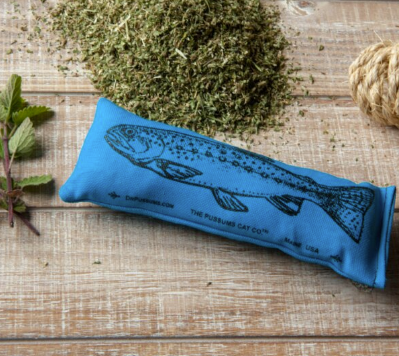 Catnip Kicker Fish Toy